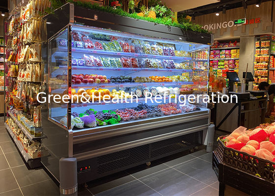 Régénérer le réfrigérateur de boissons du supermarché refroidisseur d'air avec thermostat intelligent