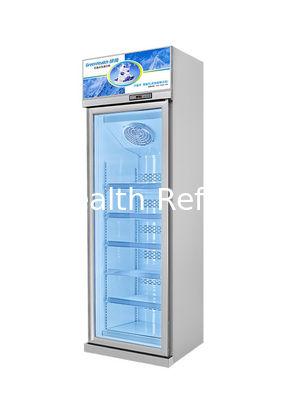Porte vitrée multifonctionnelle Commercial Freezer vertical affichage pour les boissons et le lait