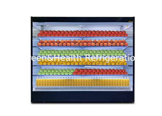 Réfrigération à distance Multideck Open Chiller Semi Verticale Pour Hôtel