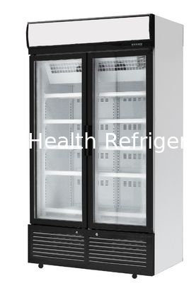 640L Commercial Display Freezer Chiller à vitres coulissantes multiples