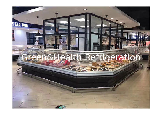Commercial Grand écran de viande fraîche congélateur écran profond réfrigérateur