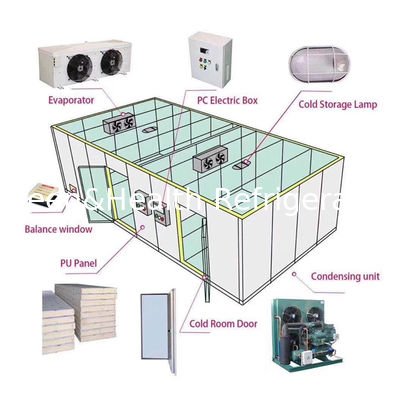 Salle de stockage à froid de petite à grande capacité pour diverses applications