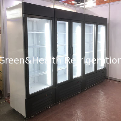 Refroidisseur d'affichage de boissons à tension nominale 220v/50-60hz avec une plage de température de 2°C à 8°C