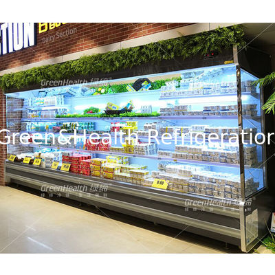 Produits de supermarché réfrigérateur à affichage ouvert avec 4 étagères 220-110V/50Hz