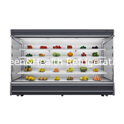 Frigidaire à réfrigérateur ouvert pour les boissons / fruits / légumes