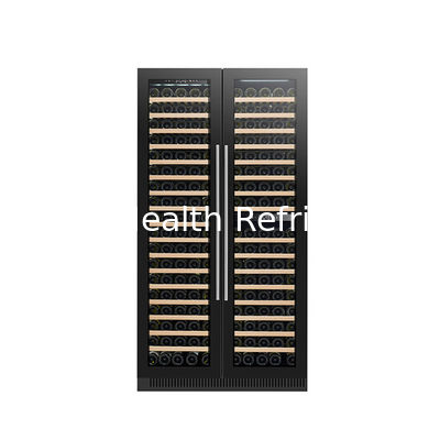 Certificat ETL 185 Bouteilles de vin affichage refroidisseur à double zone Porte en verre électrique modèle LD-185D