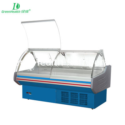 réfrigérateur d'affichage d'épicerie de viande fraîche de 3m pour l'arrêt/supermarché de boucherie