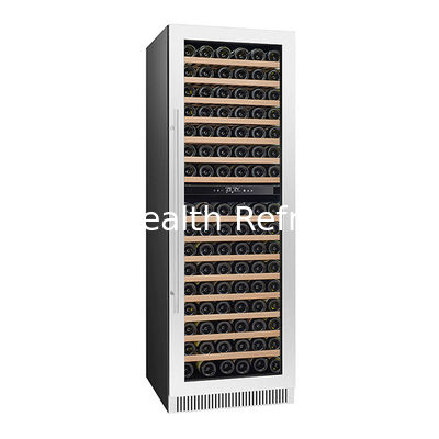 Certificat ETL 326 unités équipées de deux portes en verre trois refroidisseurs de vin à température indépendante