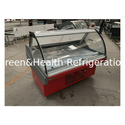 Fabrique personnalisé Curve Cuisiné Display de stockage de nourriture congélateur