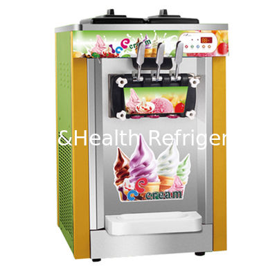 Magasin de crème glacée multifonctionnelle avec plusieurs saveurs de machines de crème glacée