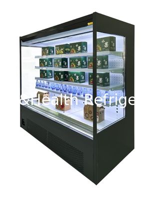Commercial Chiller ouvert vitrine Plug-in type Multideck affichage Chiller pour les légumes et les boissons