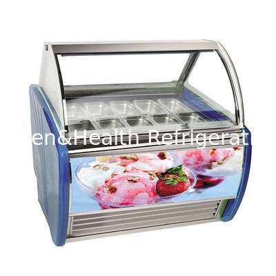 Congélateur multi-plateaux en acier inoxydable avec thermostat réglable et compresseur Danfoss