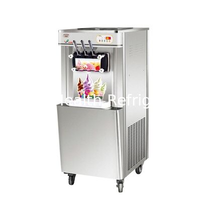 Machine à glaces en acier inoxydable de 3 saveurs de 22 litres de capacité