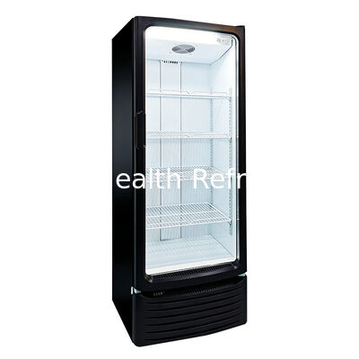 255L Capacité de ventilateur de refroidissement de dégivrage automatique de boissons commerciales cabinet d'affichage de boissons réfrigérateur vertical