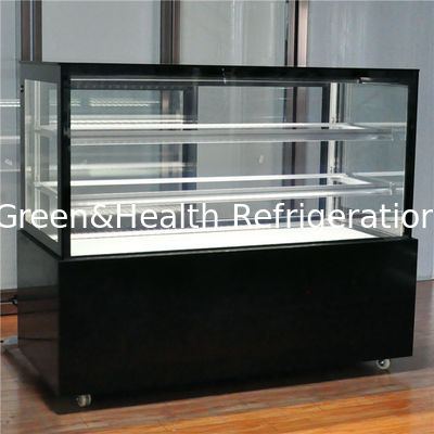 Congélateur d'affichage de gâteau de compresor de bonne qualité de refroidissement à l'air pour l'étalage de magasin de pain et de coffe