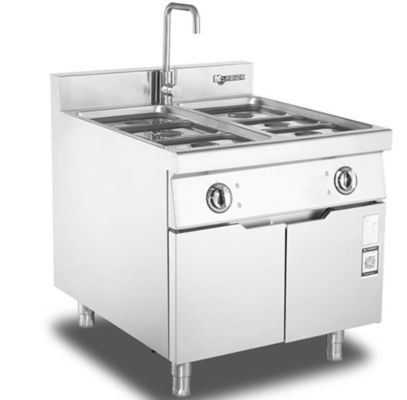 Réchauffeur de nourriture électrique de Bain Marie de fourneau de cuisson de nourriture de buffet d'acier inoxydable contre- avec le Cabinet