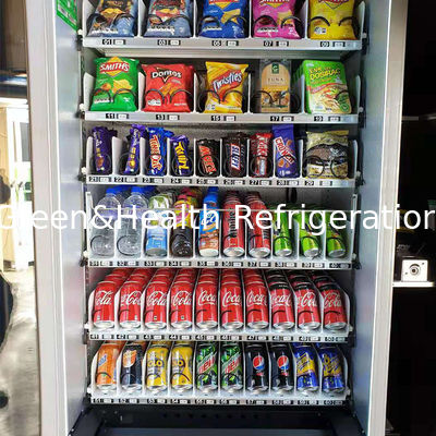 Réfrigérateur commercial à affichage de boissons avec éclairage LED personnalisé, porte à fermeture automatique et compresseur Danfoss/Embraco