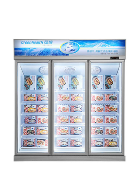 5 réfrigérateur droit commercial de congélateur vertical d'affichage de l'étagère réglable R134